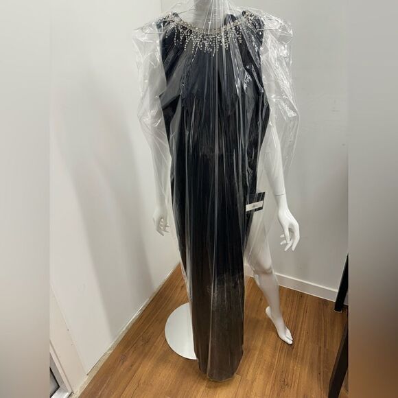 Ieena Duggal 26516 Sheath Evening Dress - Elegant Long Gown AUTHENTIC - Picture 5 of 9